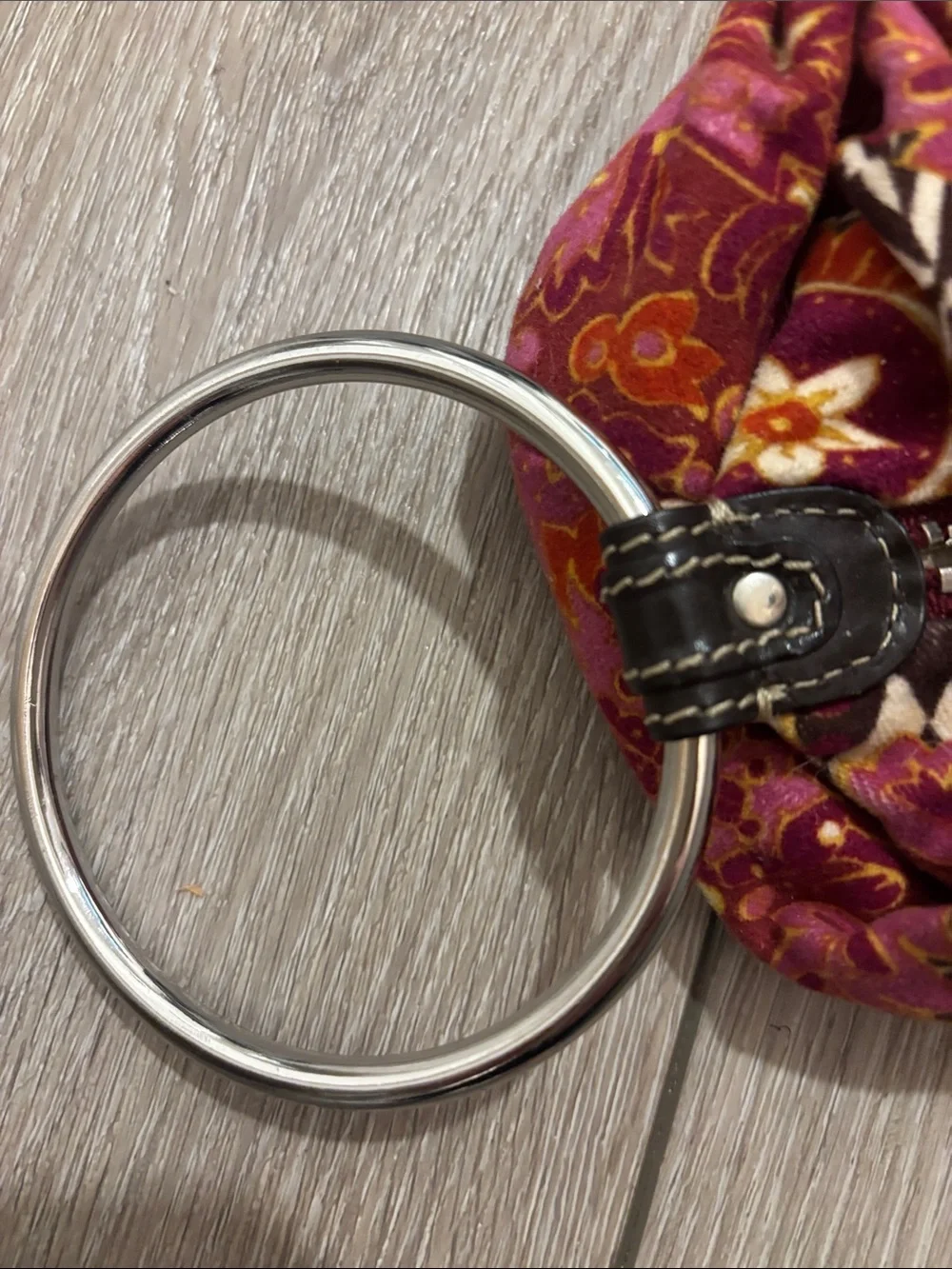kate spade Floral Ring-Handle Wristlet